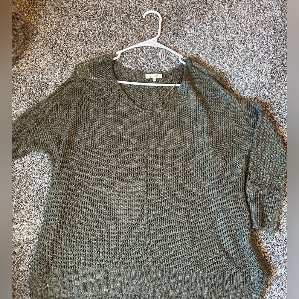 Green sweater